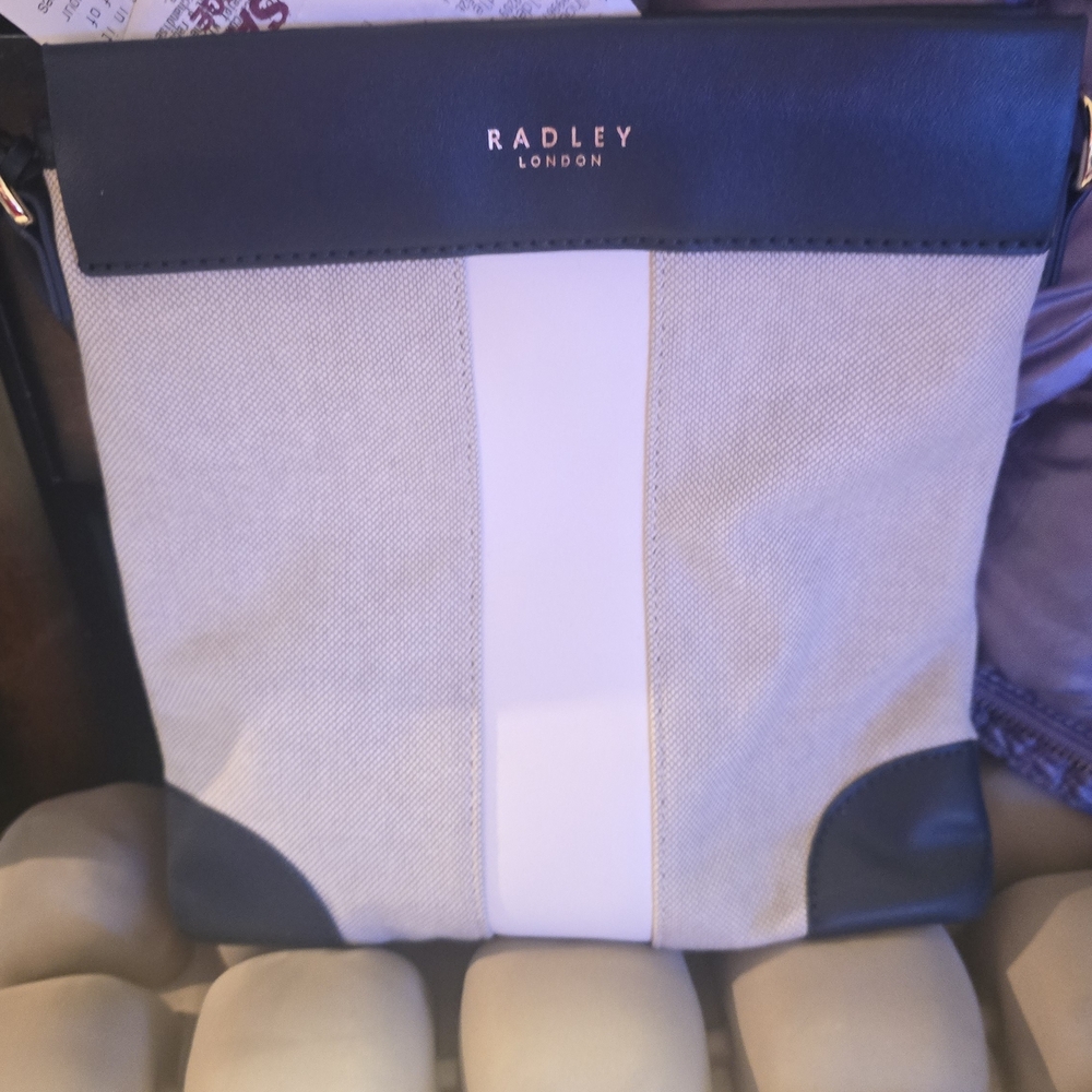 Radley London Black and White Shoulder Bag